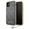 Guess GUHCN61GF4GGR iPhone 11 6,1 / Xrgrey/szary hard case 4G Charms Collection